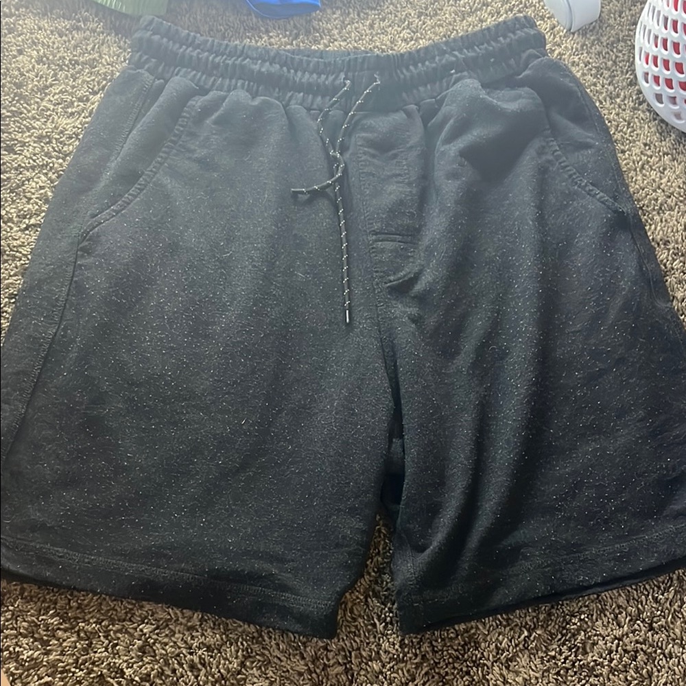 Men's Black Casual Shorts